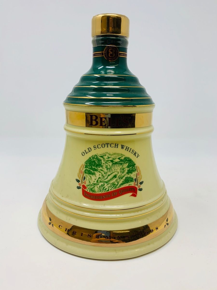 BELLS DECANTER CHRISTMAS 1998