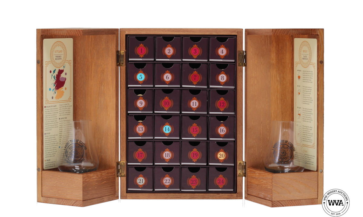 WHISKY TOUR OF SCOTLAND - PRESENTATION BOX (24x5CL MINIATURES)