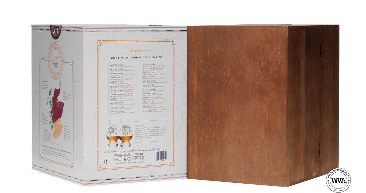 WHISKY TOUR OF SCOTLAND - PRESENTATION BOX (24x5CL MINIATURES)