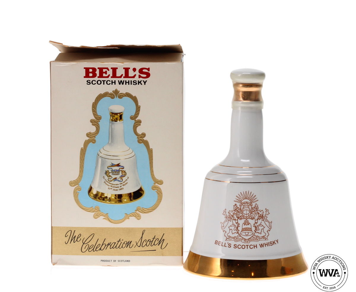 BELLS DECANTER "CELEBRATING THE BIRTH OF PRINCE WILLIAM OF WALES"