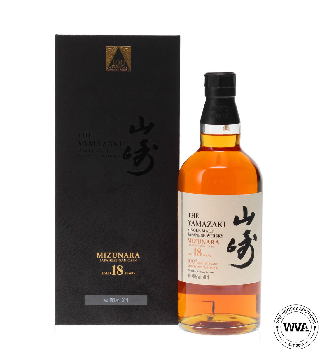 YAMAZAKI 18 YEAR OLD MIZUNARA CASK - SUNTORY 100TH ANNIVERSARY LIMITED EDITION