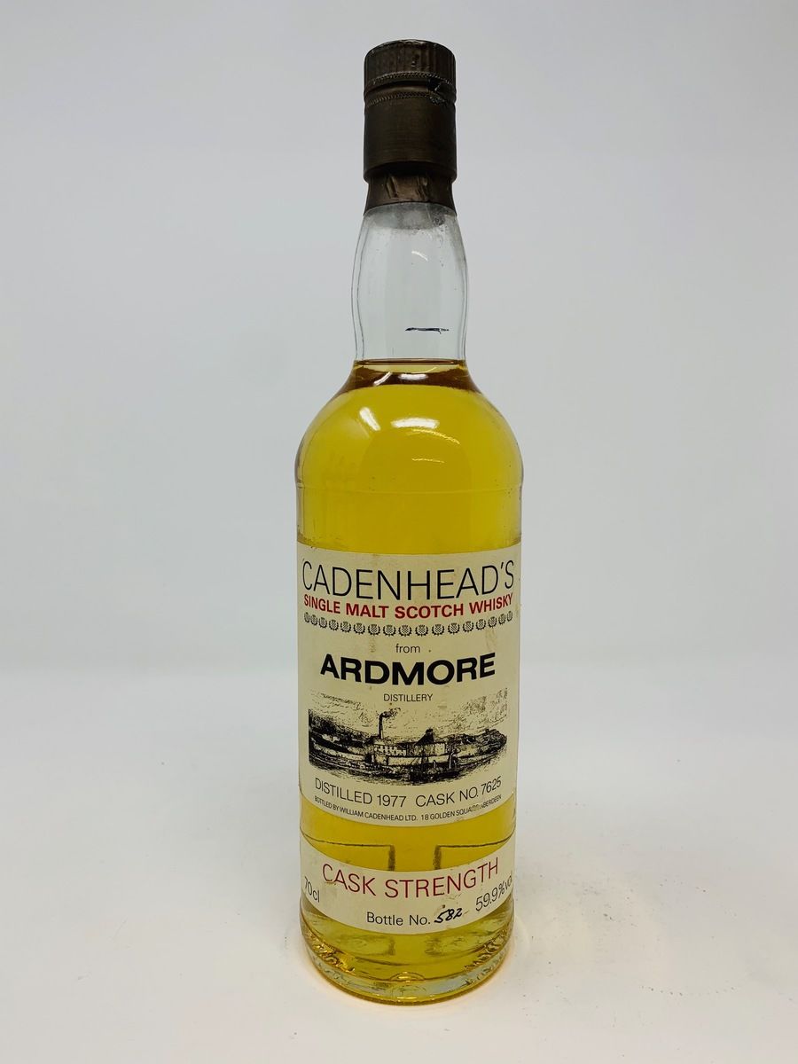 ARDMORE 1977 CADENHEAD'S WHITE LABEL CASK STRENGTH #7625