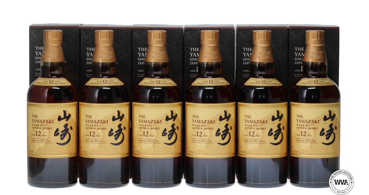 YAMAZAKI 12 YEAR OLD - SUNTORY WHISKY 100TH ANNIVERSARY EDITION (FULL CASE 6X70CL)