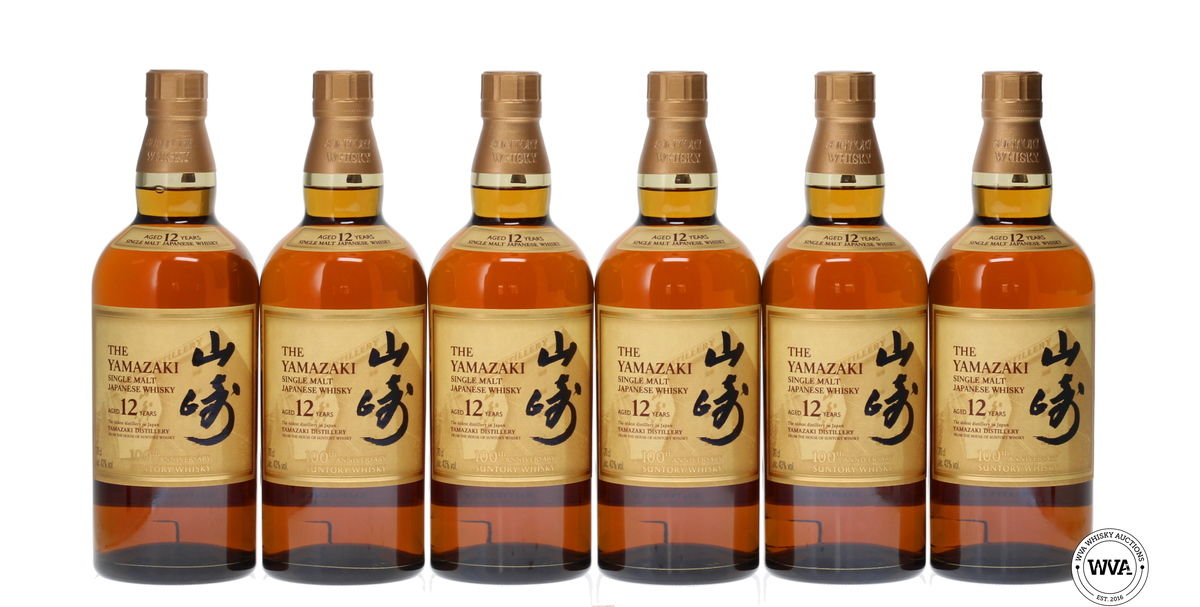 YAMAZAKI 12 YEAR OLD - SUNTORY WHISKY 100TH ANNIVERSARY EDITION (FULL CASE 6X70CL)