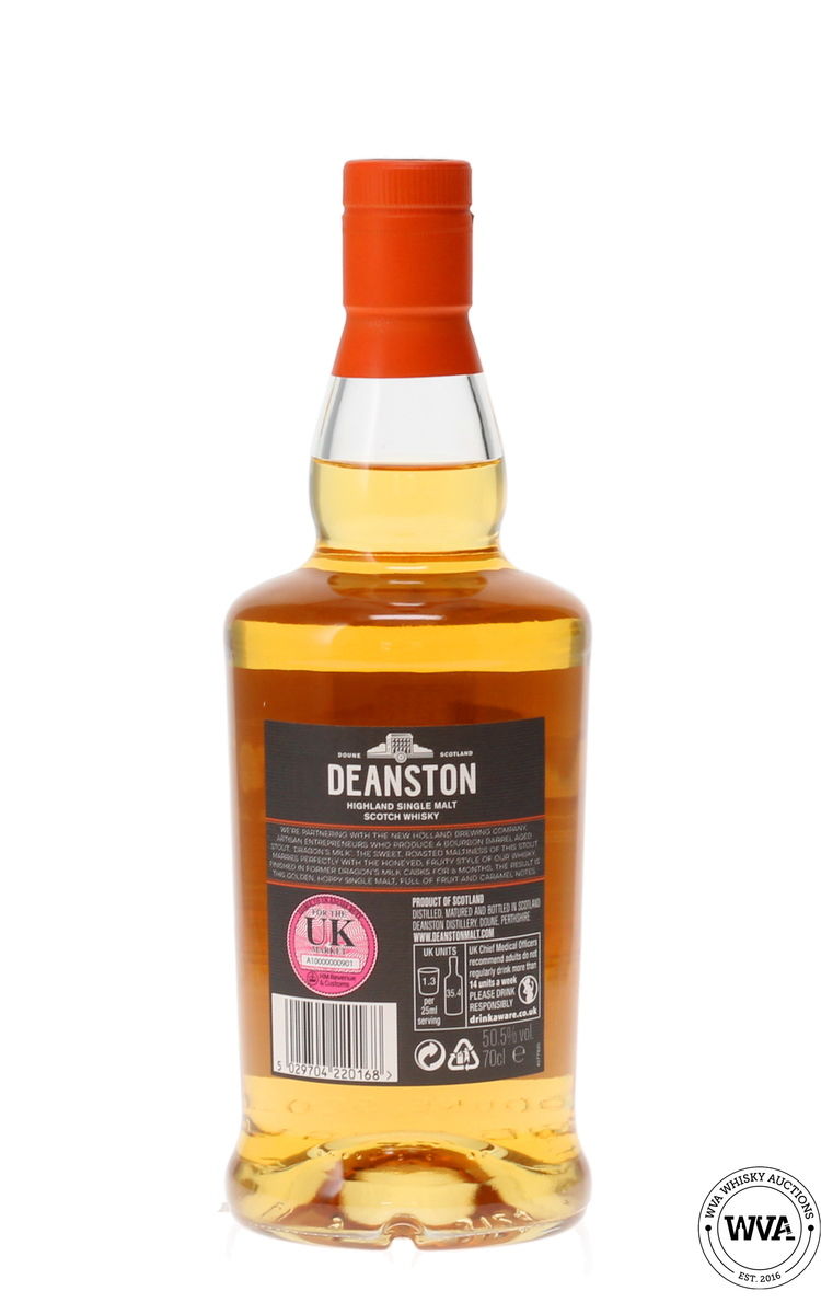DEANSTON 2012 DRAGONS'S MILK STOUT CASK FINISH