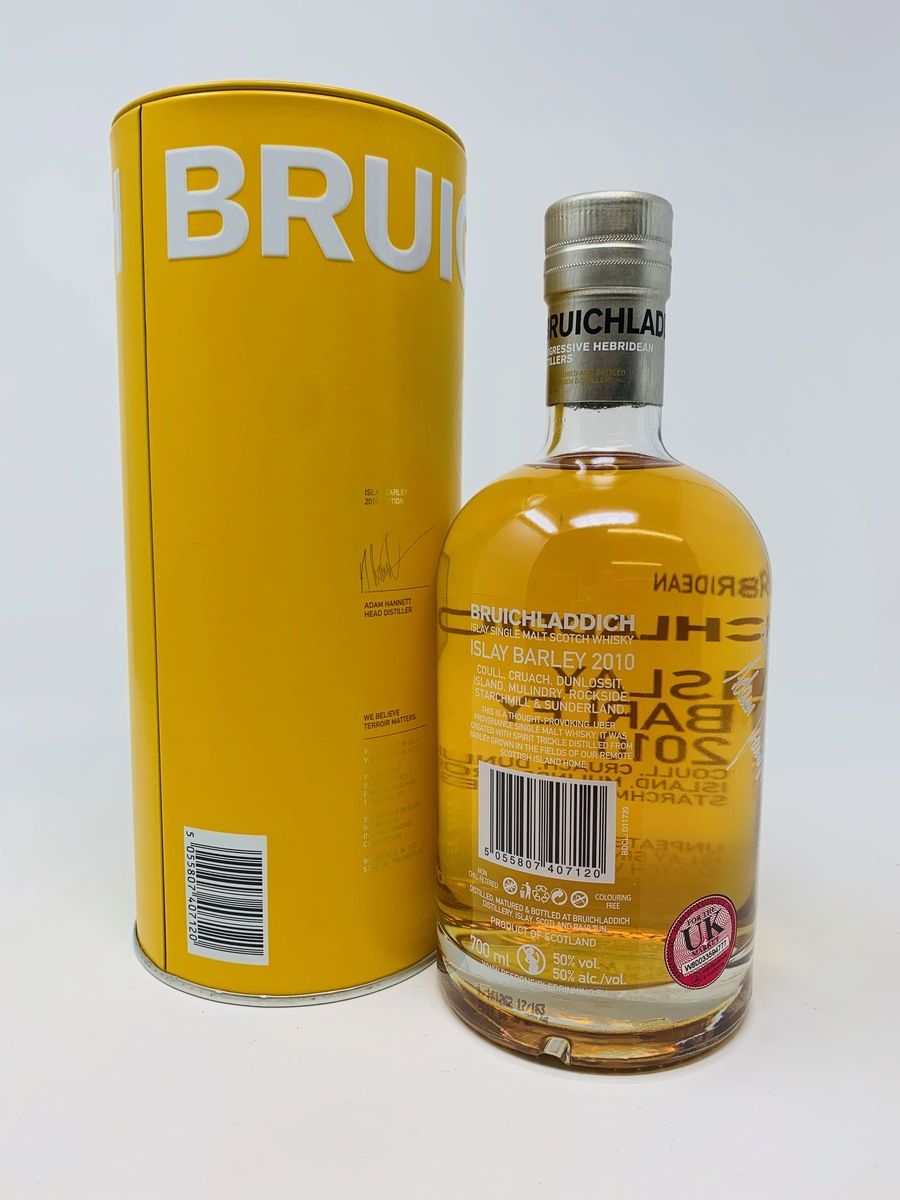 BRUICHLADDICH ISLAY BARLEY 2010