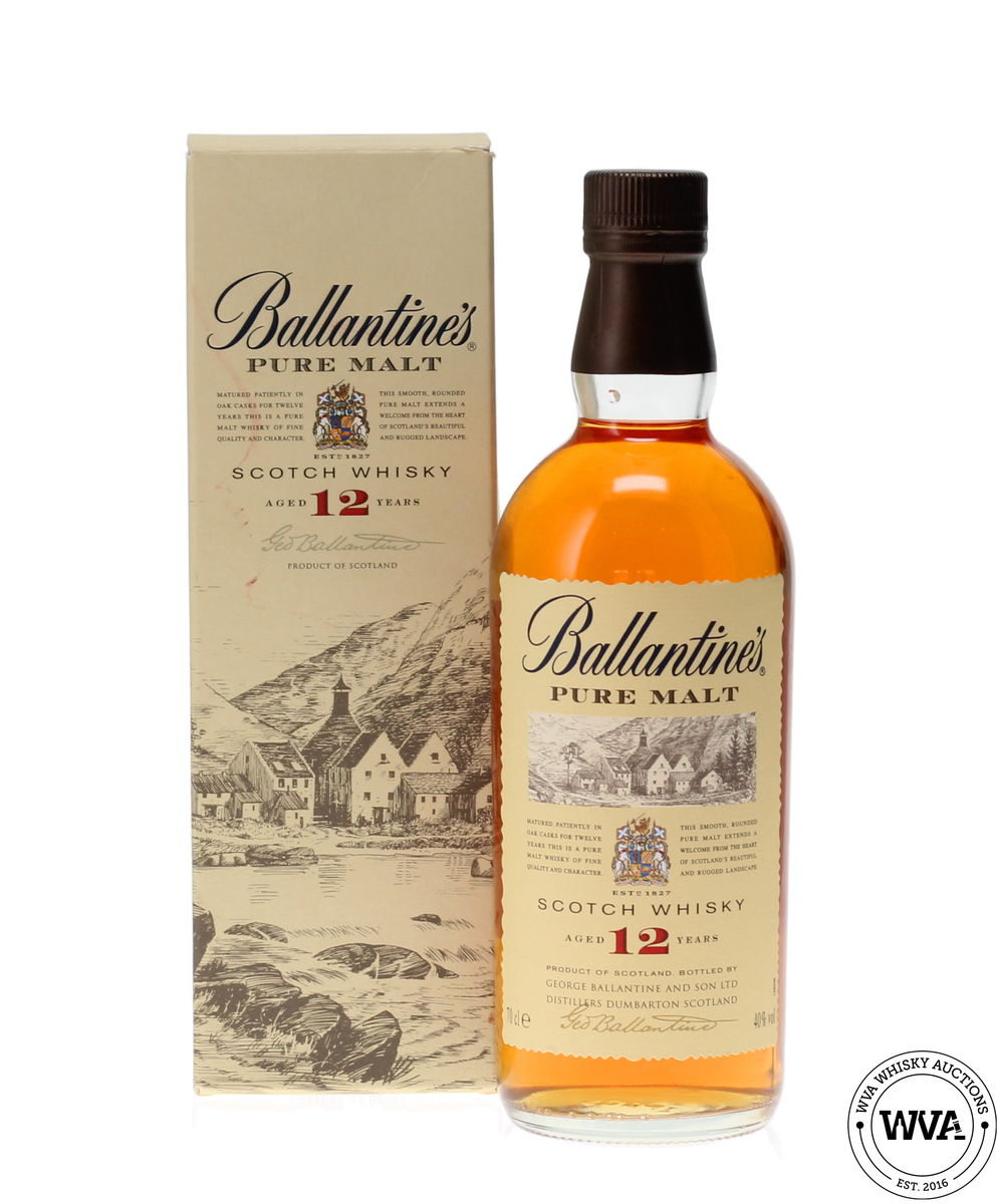 BALLANTINES 12 YEAR OLD PURE MALT