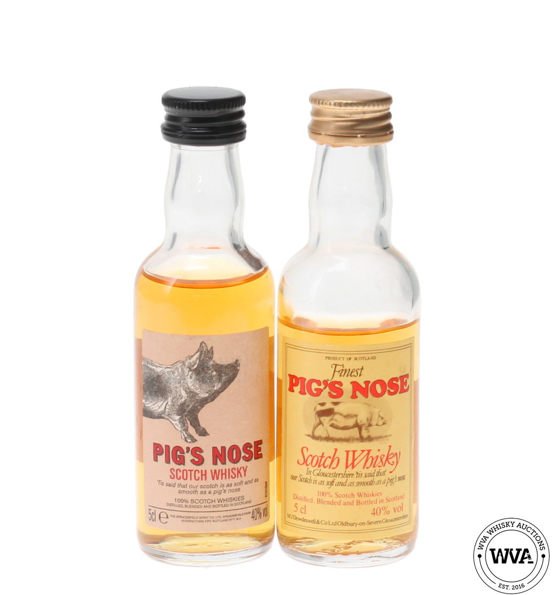 PIG'S NOSE WHISKY MINIATURES 