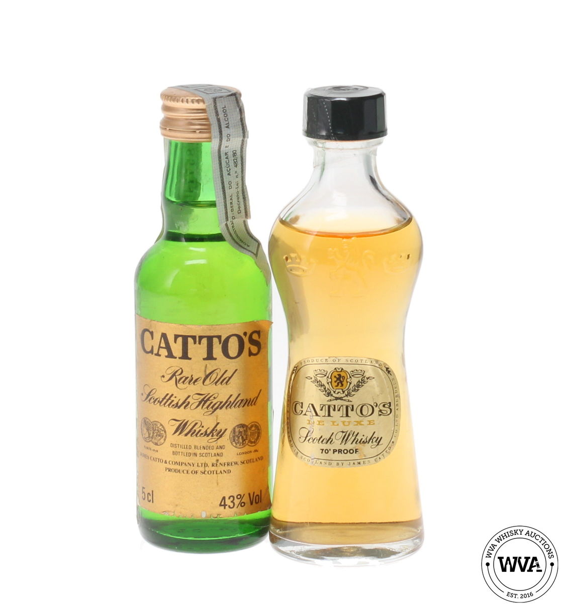CATTO'S RARE OLD SCOTCH WHISKY MINIATURES