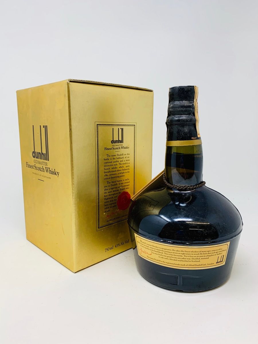 DUNHILL OLD MASTERS FINEST SCOTCH WHISKY 1980's