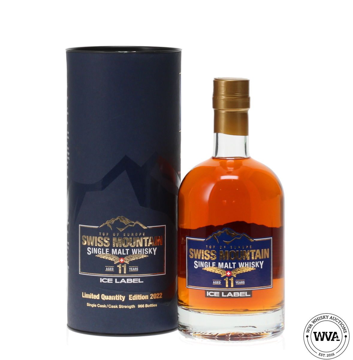 SWISS MOUNTAIN 11 YEAR OLD ICE LABEL 2022 EDITION