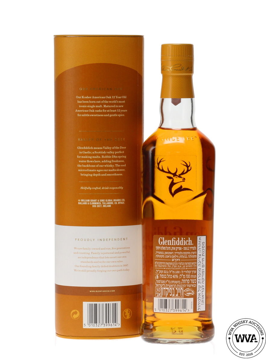 GLENFIDDICH 12 YEAR OLD AMERICAN OAK