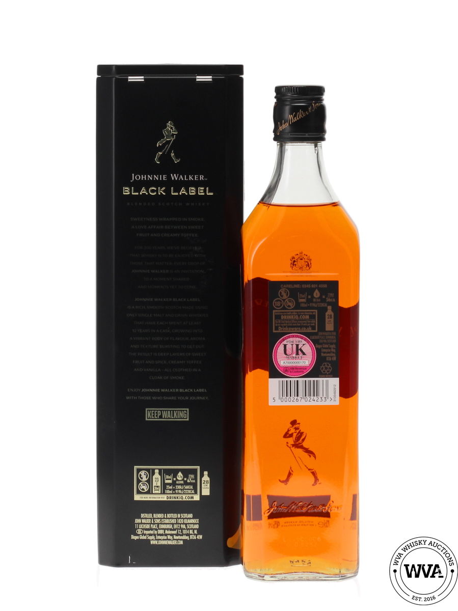 JOHNNIE WALKER 12 YEAR OLD BLACK LABEL LIMITED EDITION TIN