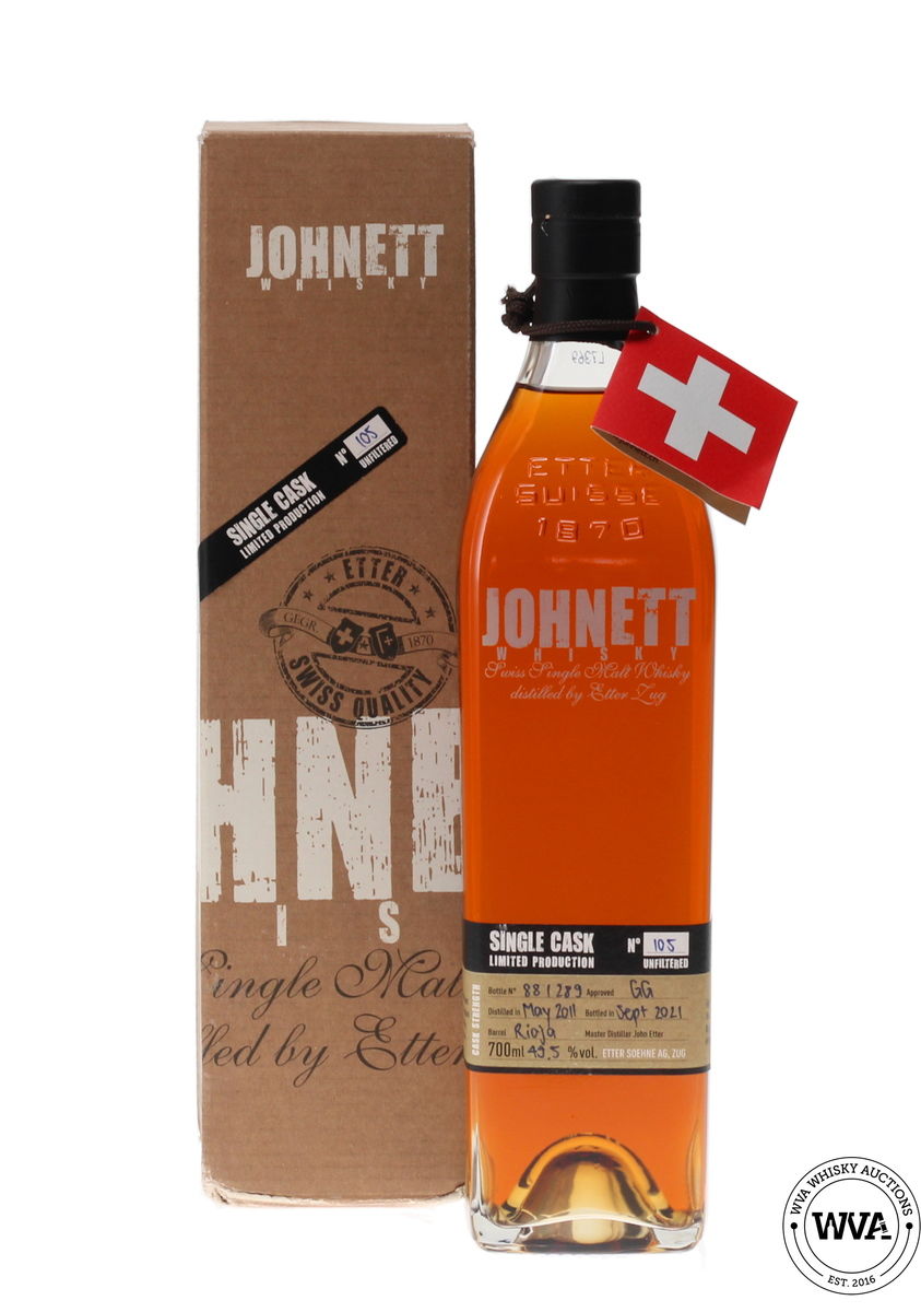 JOHNETT SINGLE CASK SWISS SINGLE MALT LIMITED EDITION