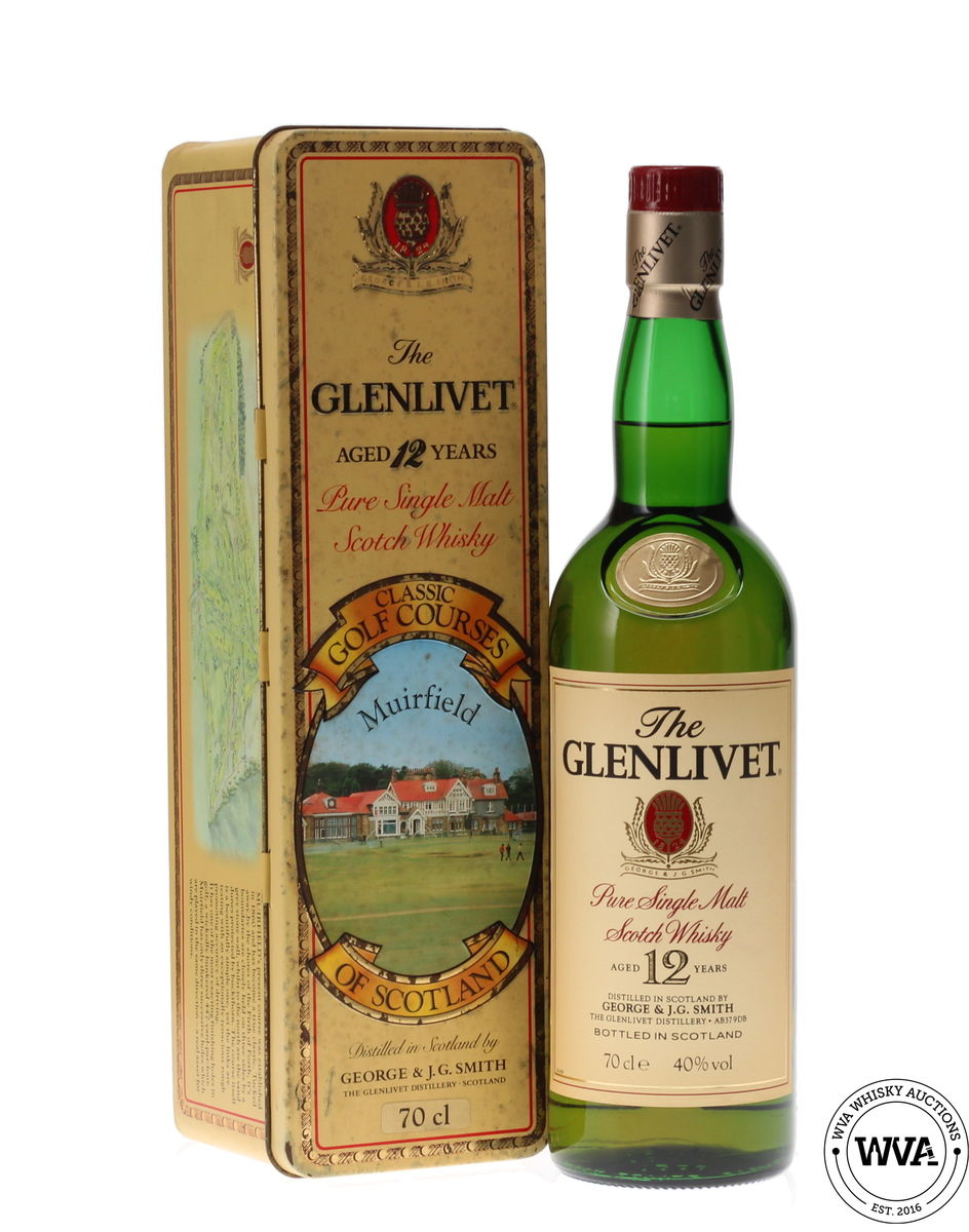 GLENLIVET 12 YEAR OLD - CLASSIC GOLF COURSES MUIRFIELD