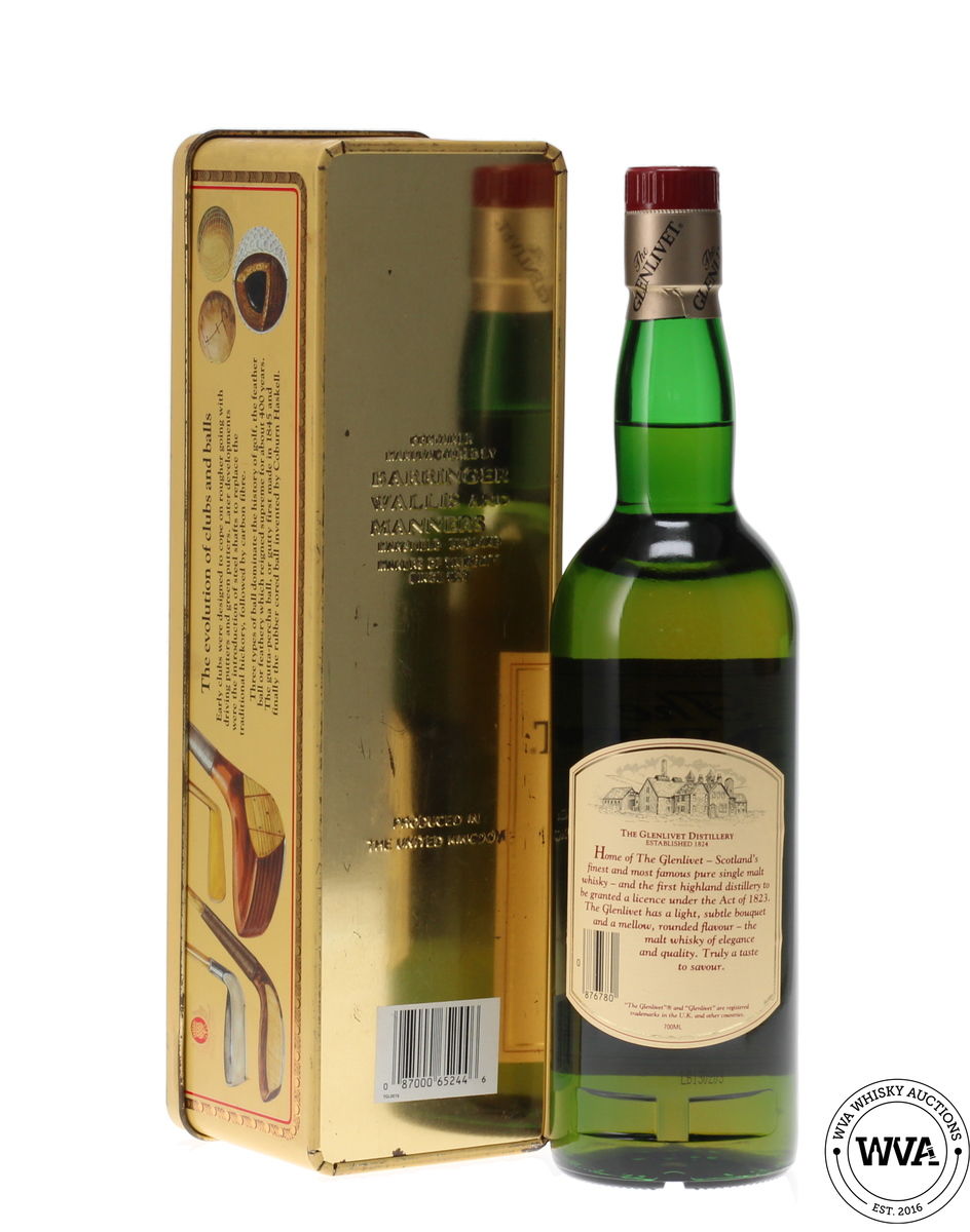 GLENLIVET 12 YEAR OLD - CLASSIC GOLF COURSES MUIRFIELD