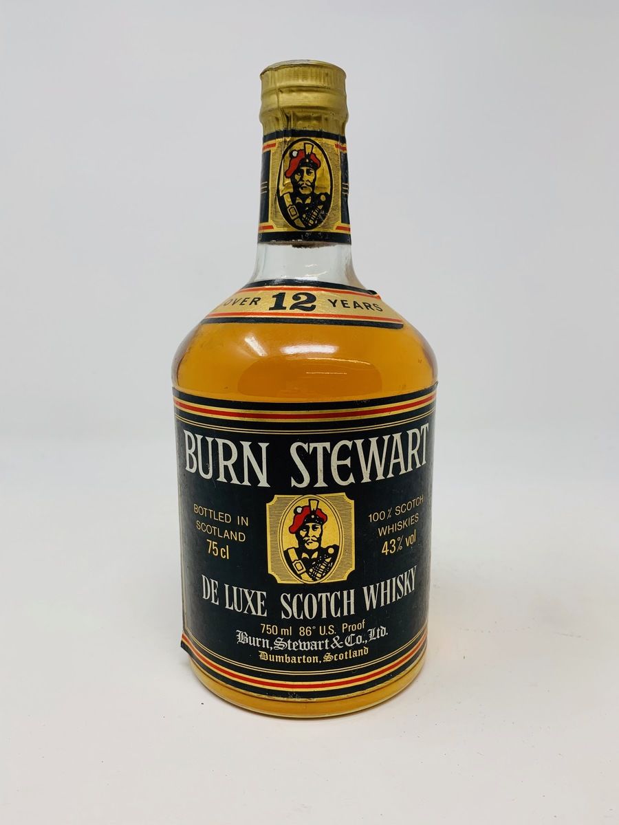 BURN STEWART 12 YEAR OLD DE LUX SCOTCH WHISKY