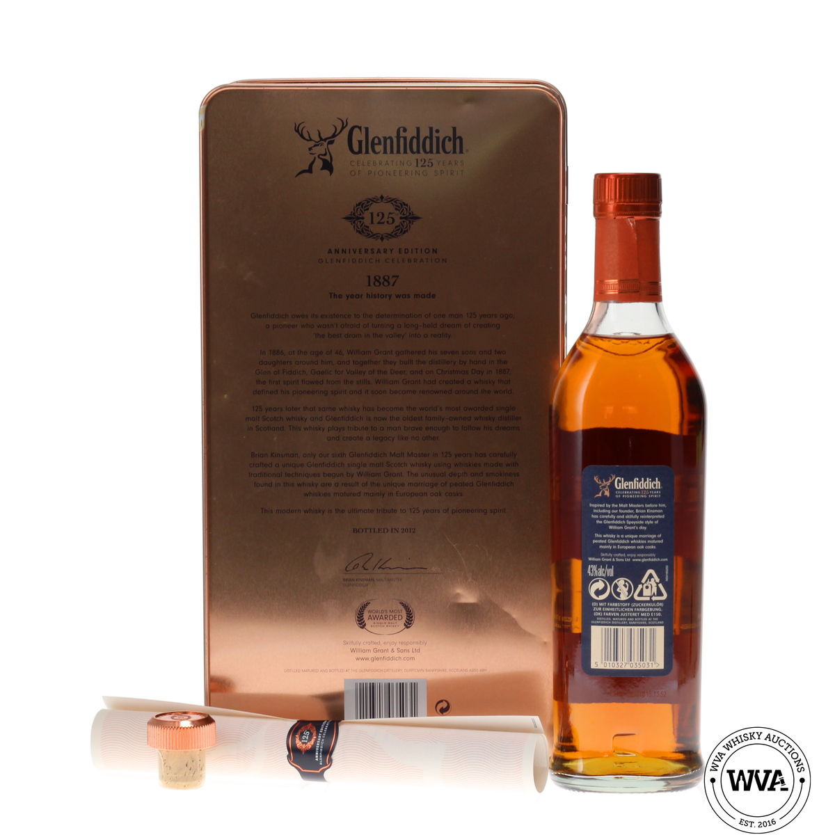GLENFIDDICH 125TH ANNIVERSARY EDITION