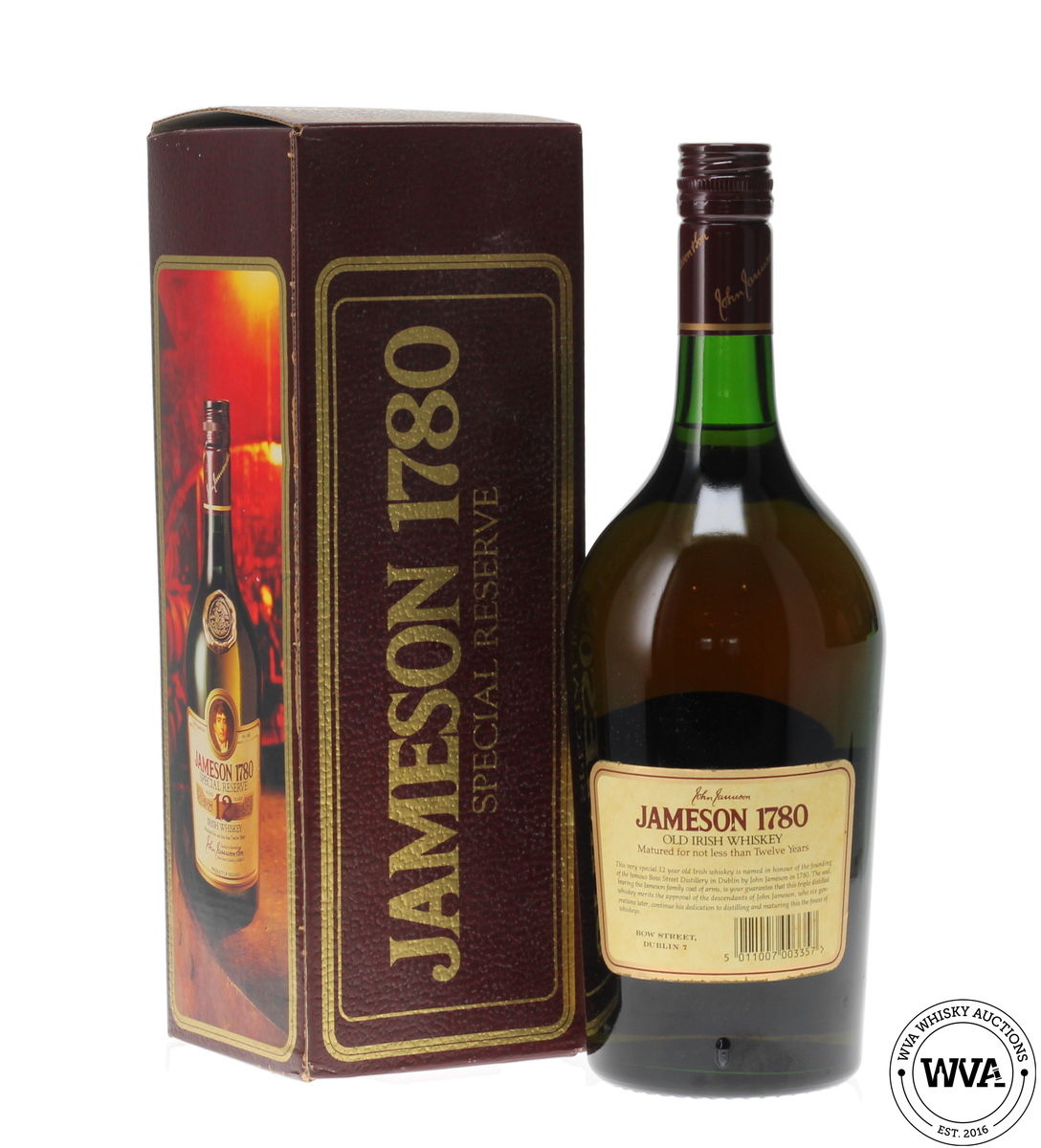 JAMESON'S 1780 SPECIAL RESERVE 12 YEAR OLD 