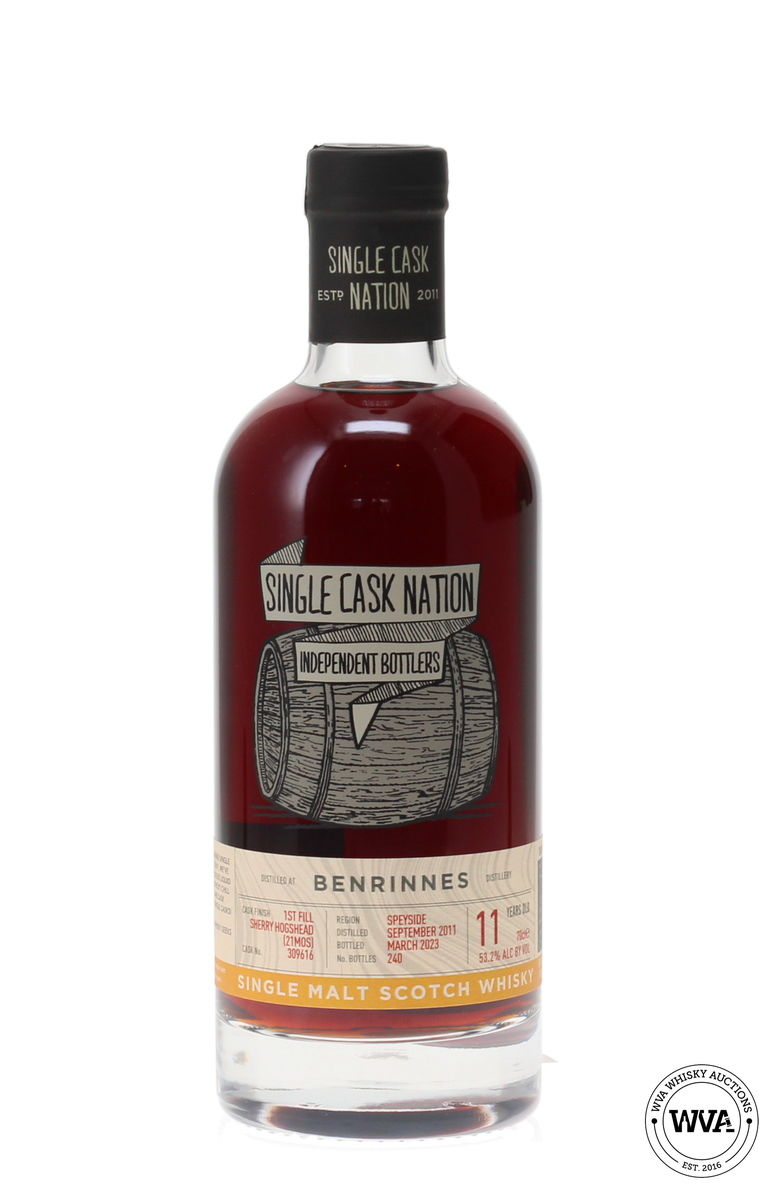 BENRINNES 11 YEAR OLD 2000 - SINGLE CASK NATION #309616