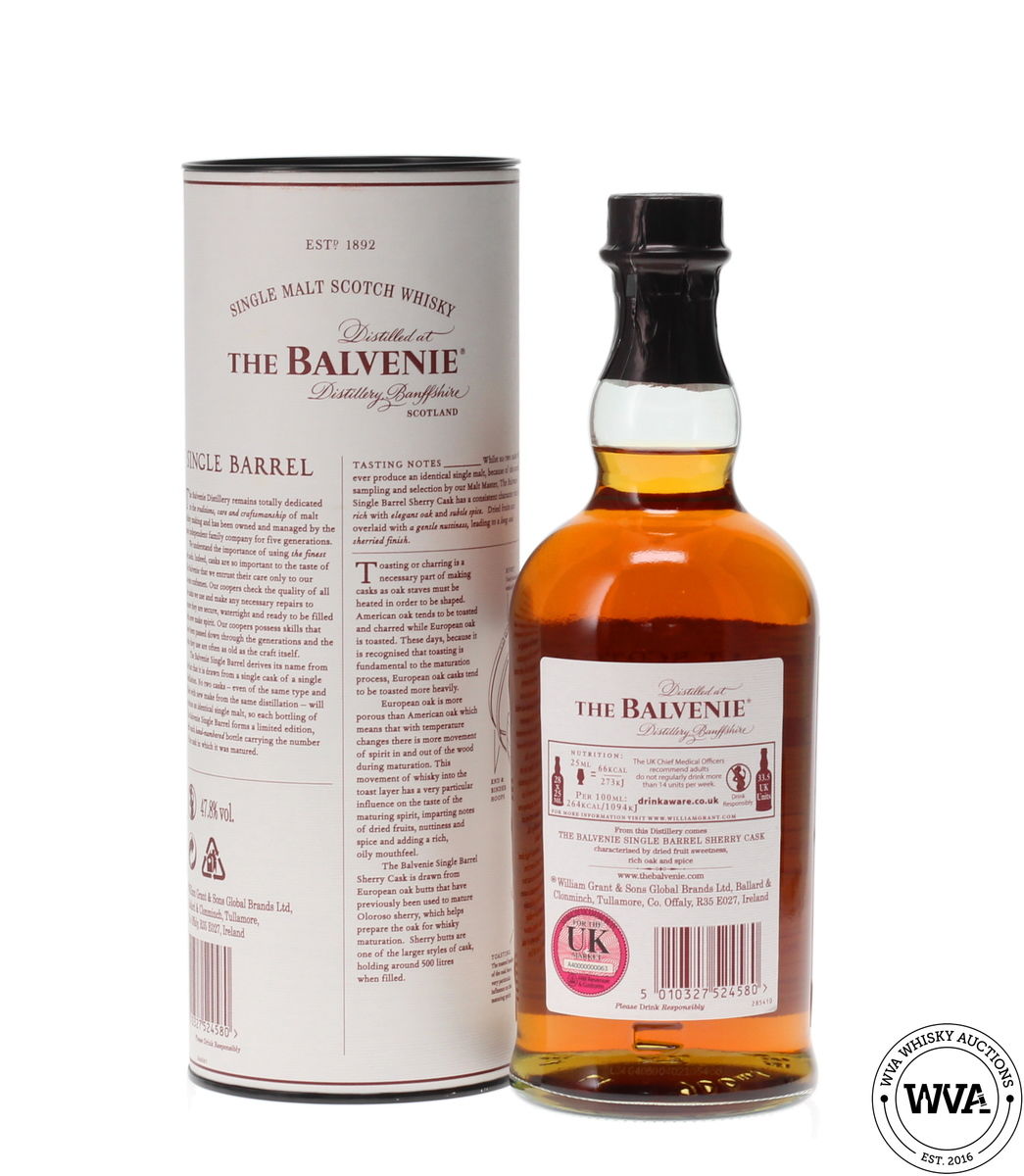 BALVENIE SINGLE BARREL 15 YEAR OLD SHERRY CASK #11231