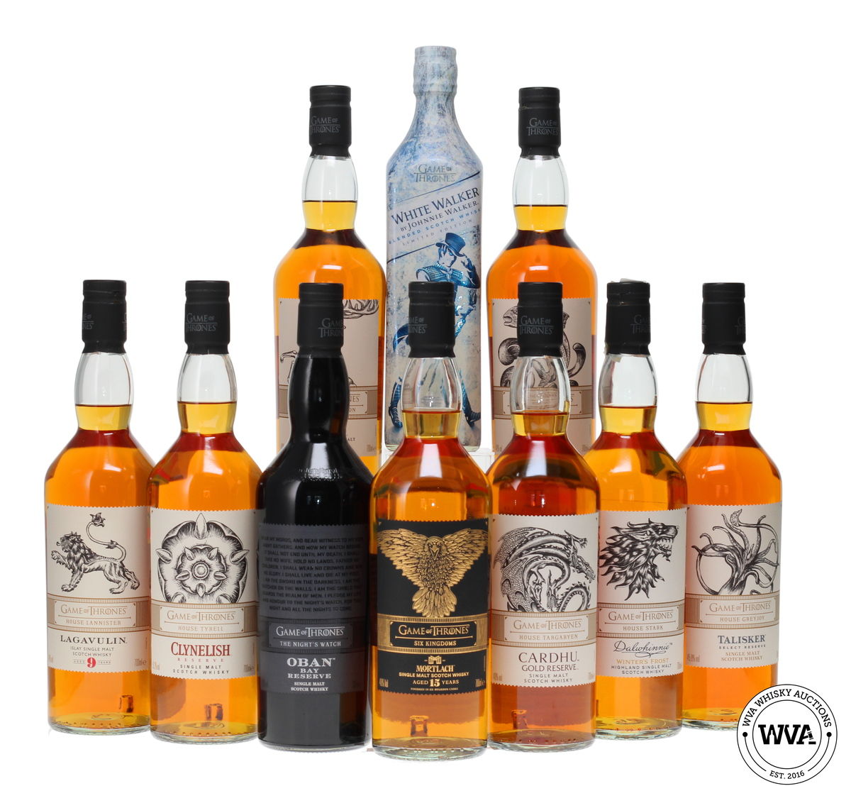 GAME OF THRONES SET (10 X 70CL) 