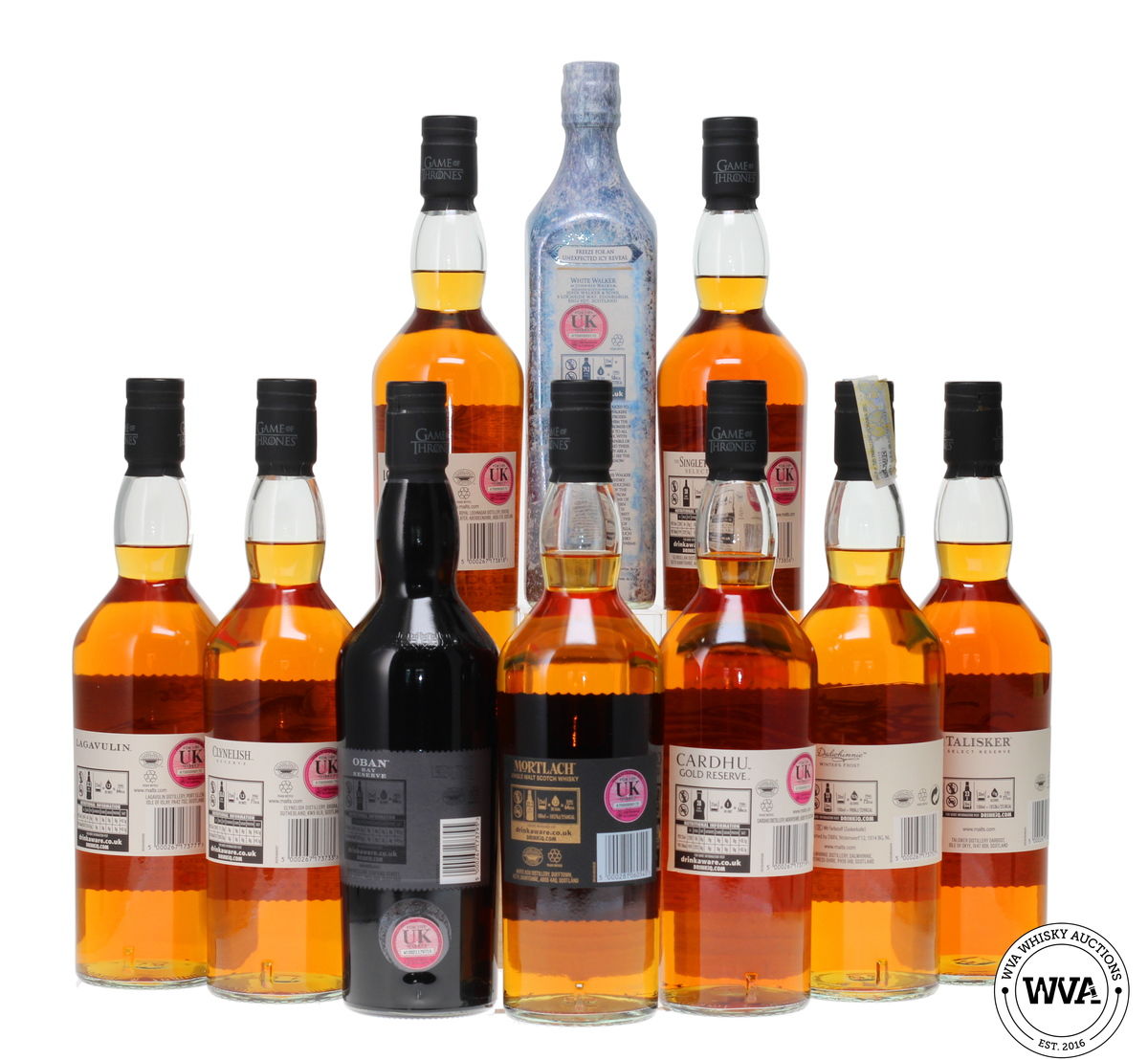 GAME OF THRONES SET (10 X 70CL) 