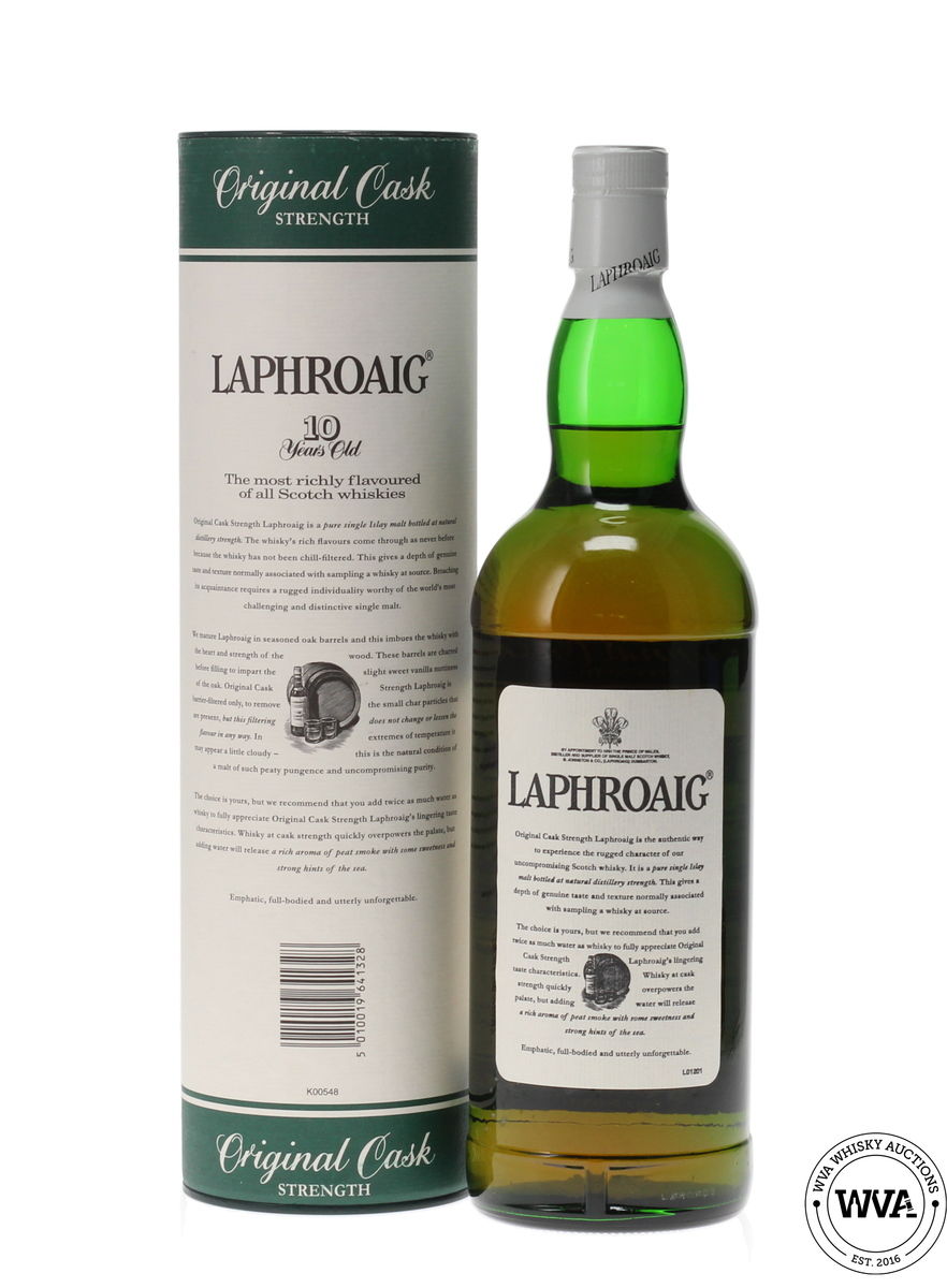 LAPHROAIG 10 YEAR OLD ORIGINAL CASK STRENGTH