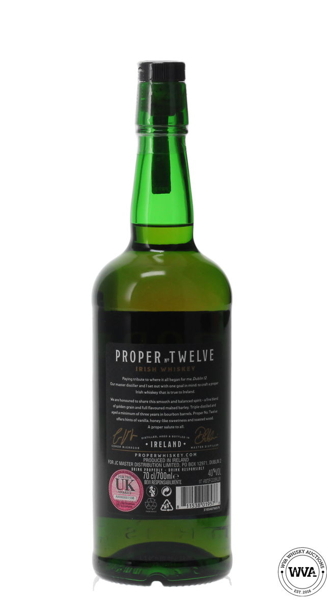 PROPER TWELVE IRISH WHISKEY