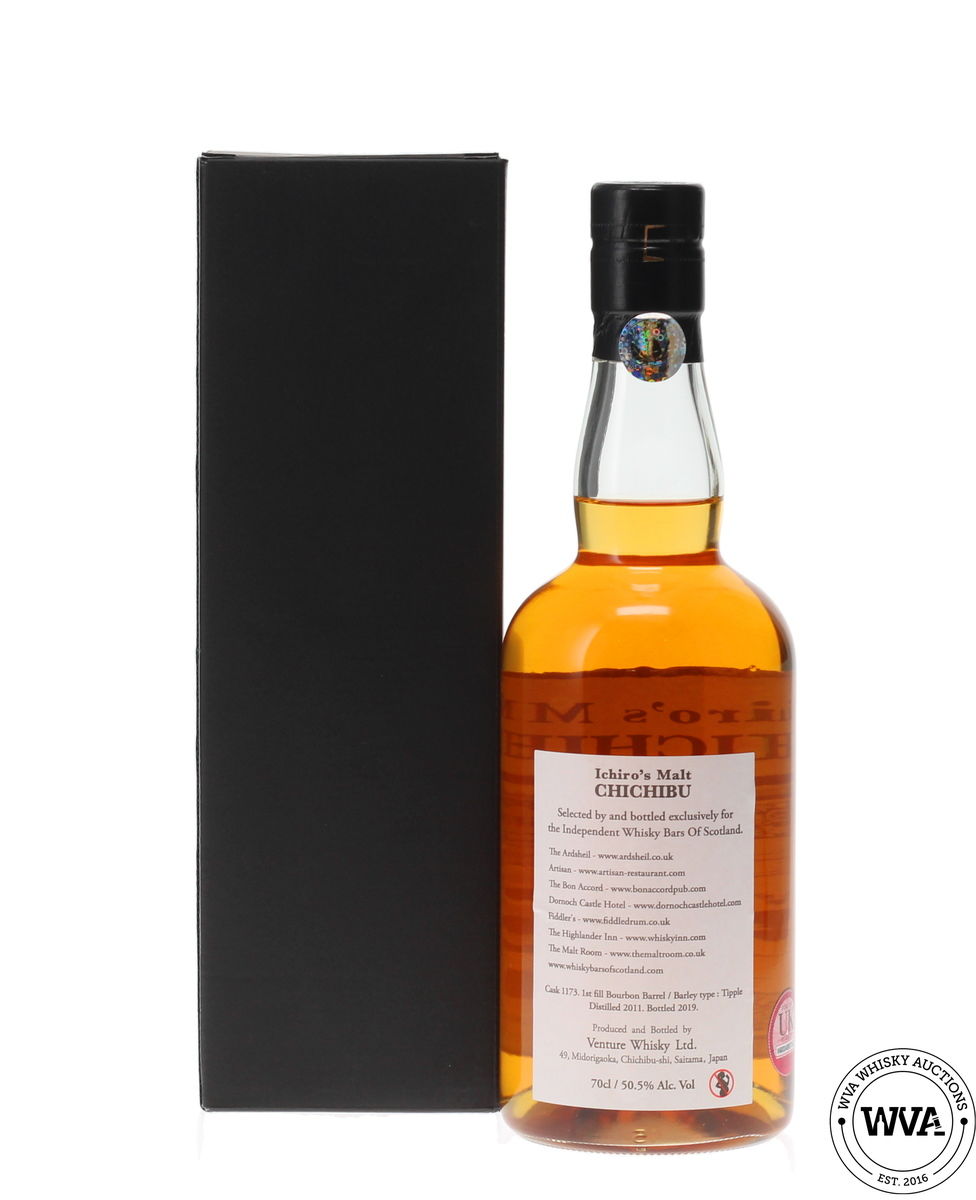 CHICHIBU 2011 SINGLE CASK #1173 - INDEPENDENT WHISKY BARS OF SCOTLAND