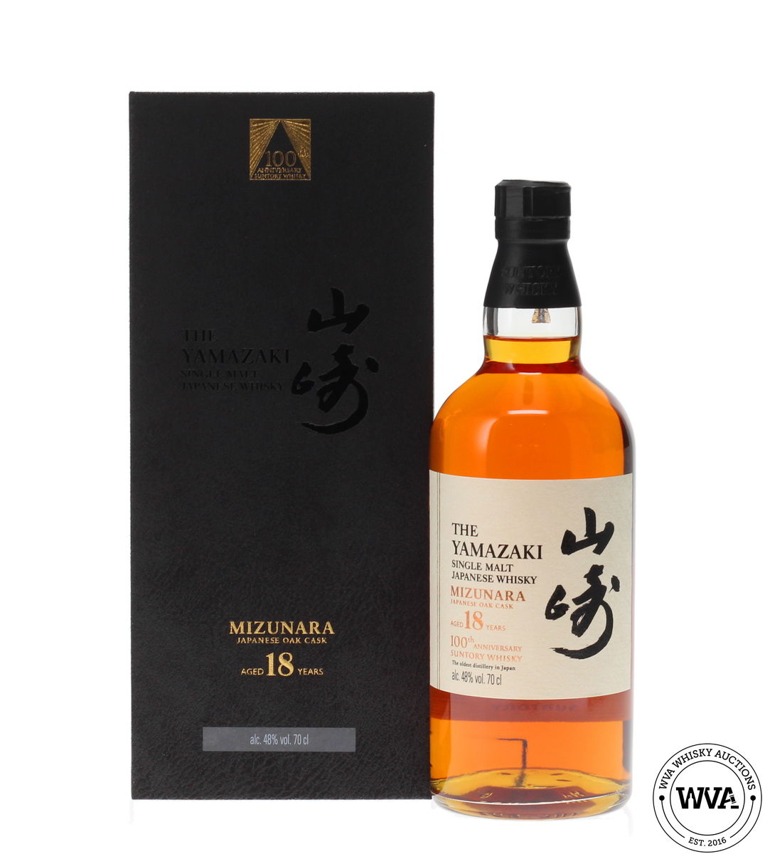 YAMAZAKI 18 YEAR OLD MIZUNARA CASK - SUNTORY 100TH ANNIVERSARY LIMITED EDITION