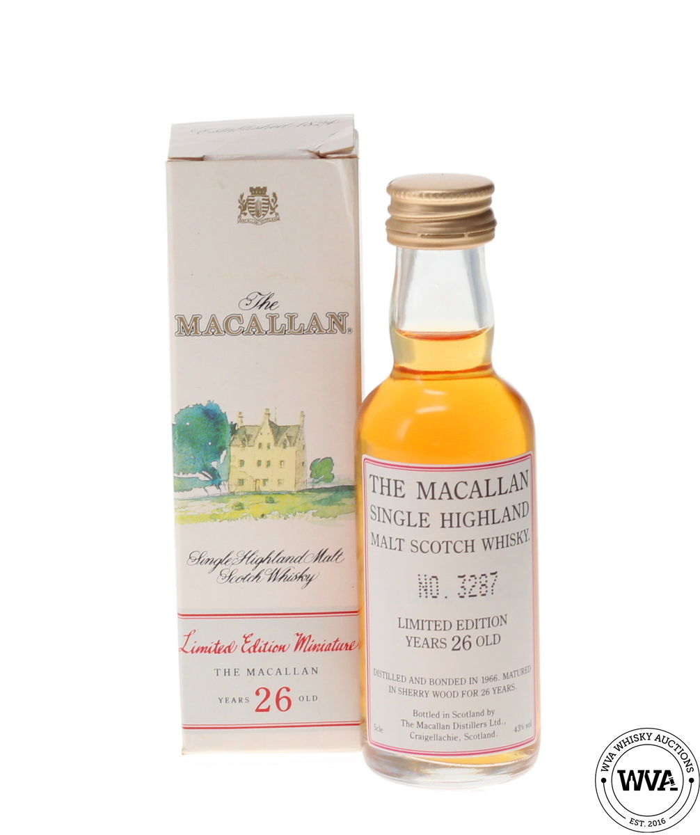 MACALLAN 26 YEAR OLD LIMITED EDITION MINIATURE 