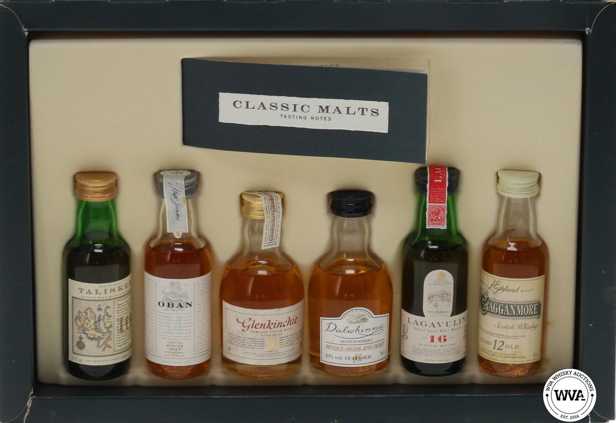 CLASSIC MALTS MINIATURES SELECTION PACK (INCLUDING THE LAGAVULIN 16 WHITE HORSE DISTILLERY MINATURE)