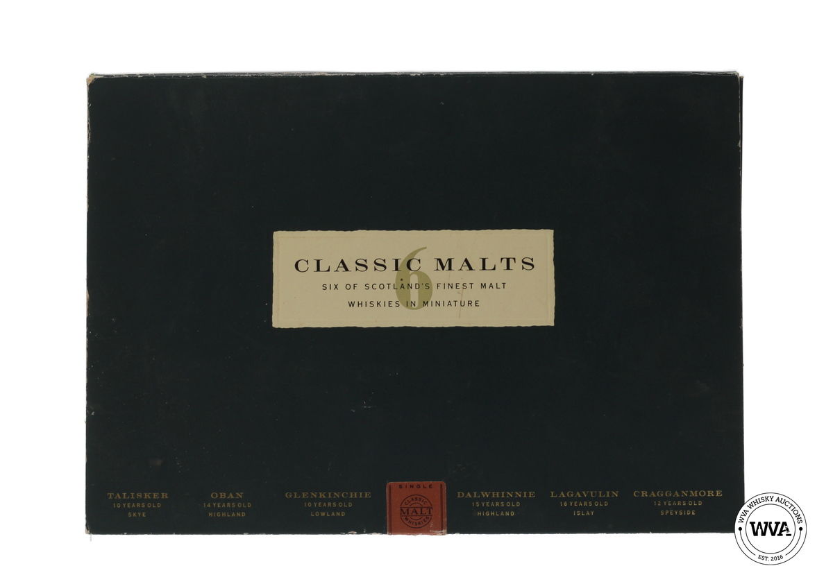 CLASSIC MALTS MINIATURES SELECTION PACK (INCLUDING THE LAGAVULIN 16 WHITE HORSE DISTILLERY MINATURE)