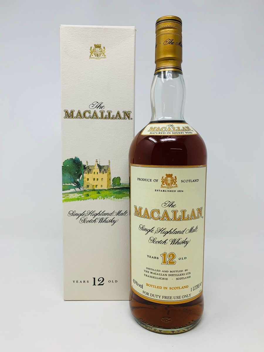 THE MACALLAN 12 YEAR OLD 1990'S 1 LITRE