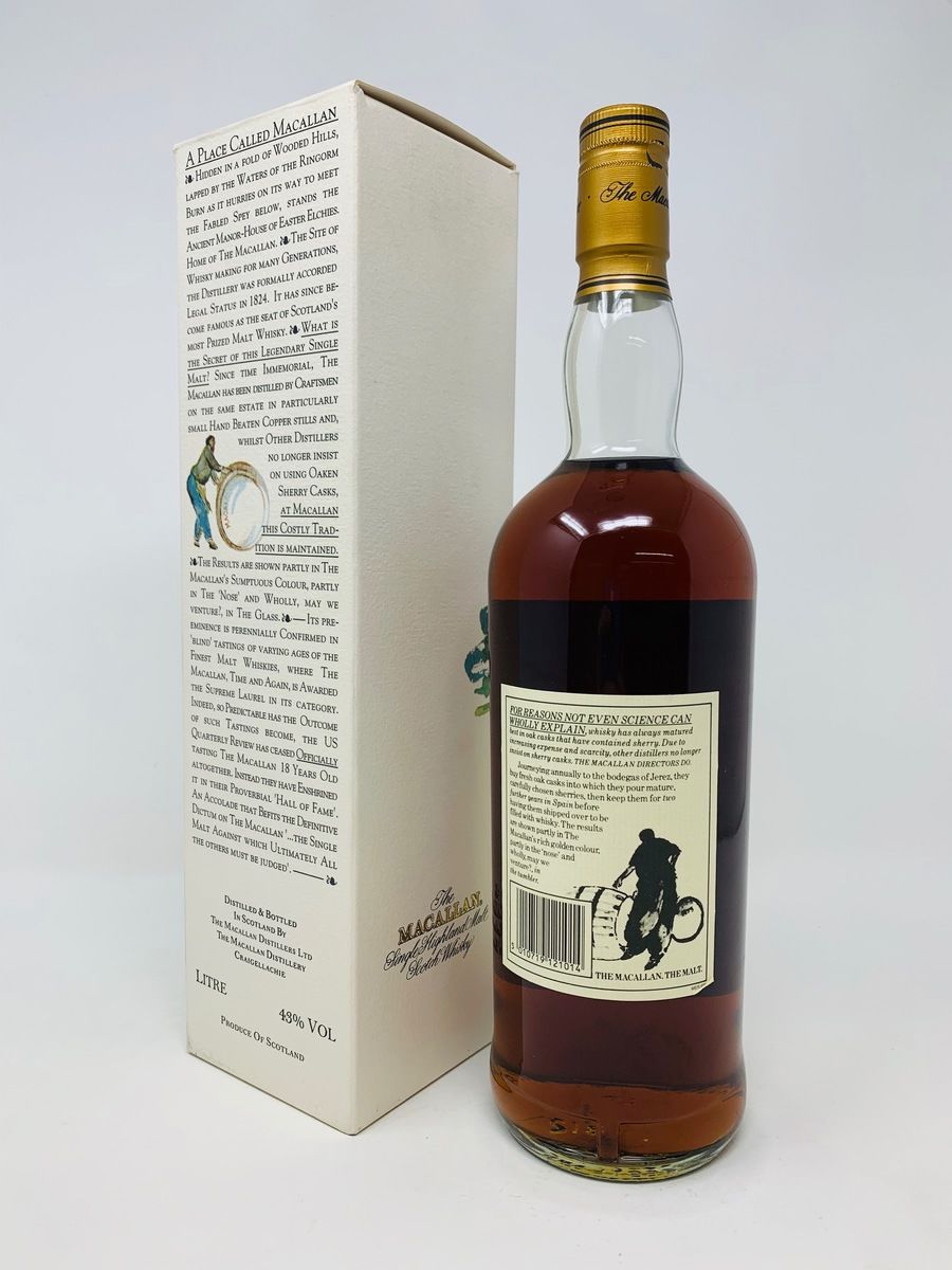 THE MACALLAN 12 YEAR OLD 1990'S 1 LITRE