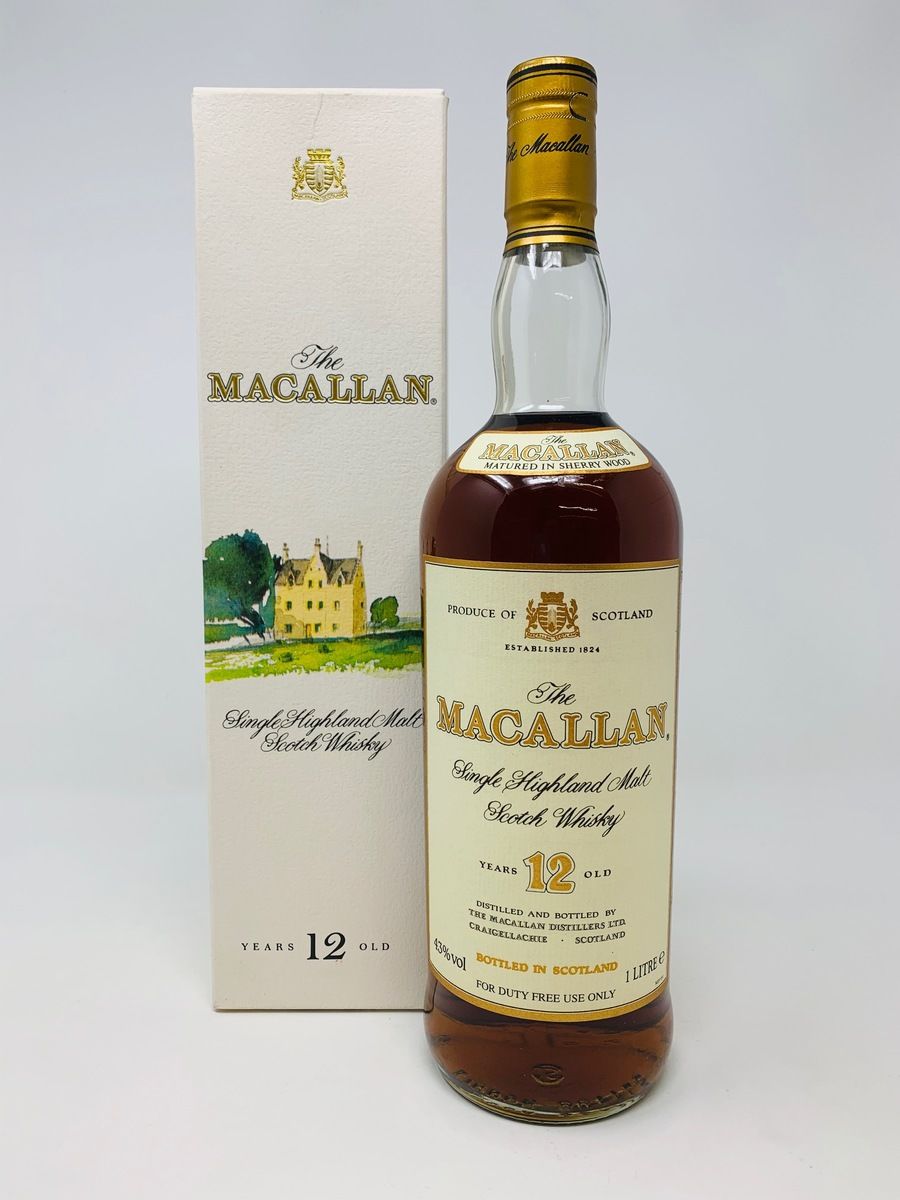 THE MACALLAN 12 YEAR OLD 1990'S 1 LITRE