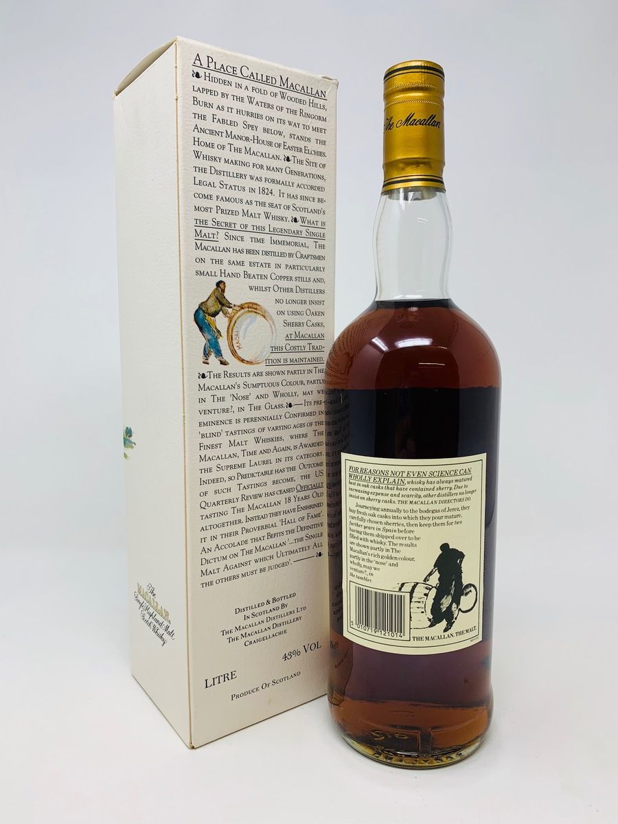 THE MACALLAN 12 YEAR OLD 1990'S 1 LITRE