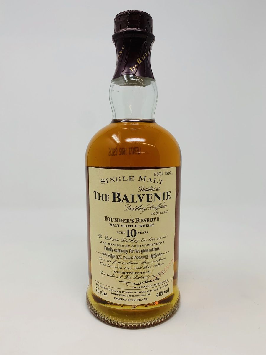 BALVENIE 10 YEAR OLD FOUNDERS RESERVE