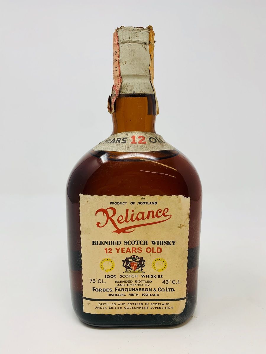 RELIANCE 12 YEAR OLD BLENDED SCOTCH WHISKY 