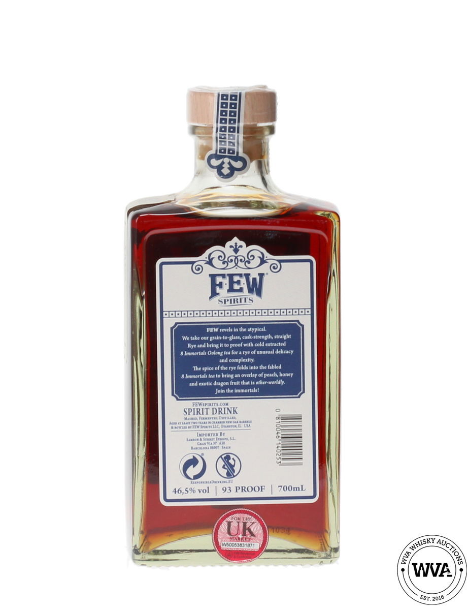 FEW RYE WHISKEY WITH EIGHT IMMORTALS TEA
