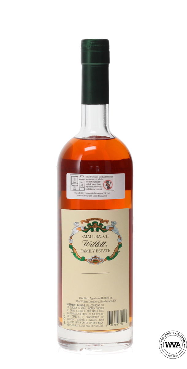 WILLETT 4 YEAR OLD FAMILY ESTATE RYE