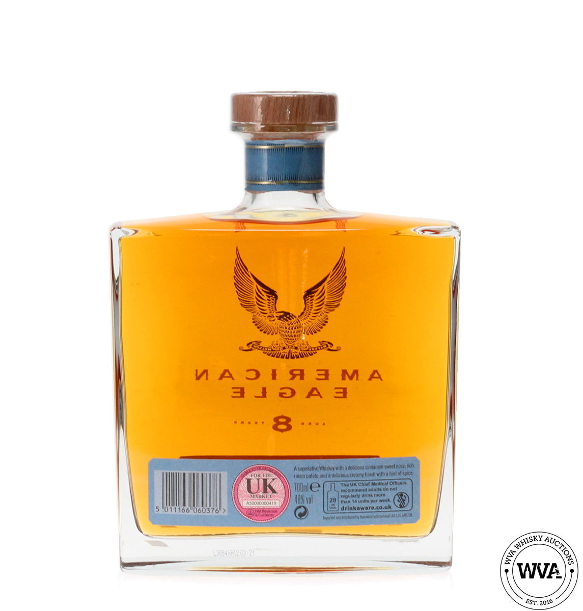 AMERICAN EAGLE 8 YEAR OLD TENNESSEE BOURBON WHISKEY