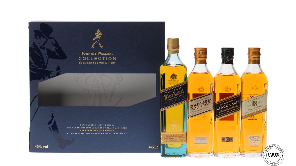 JOHNNIE WALKER COLLECTION 4x20cl