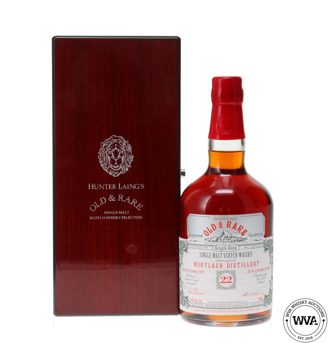 MORTLACH 22 YEAR OLD 1992 - HUNTER LAING'S OLD AND RARE 