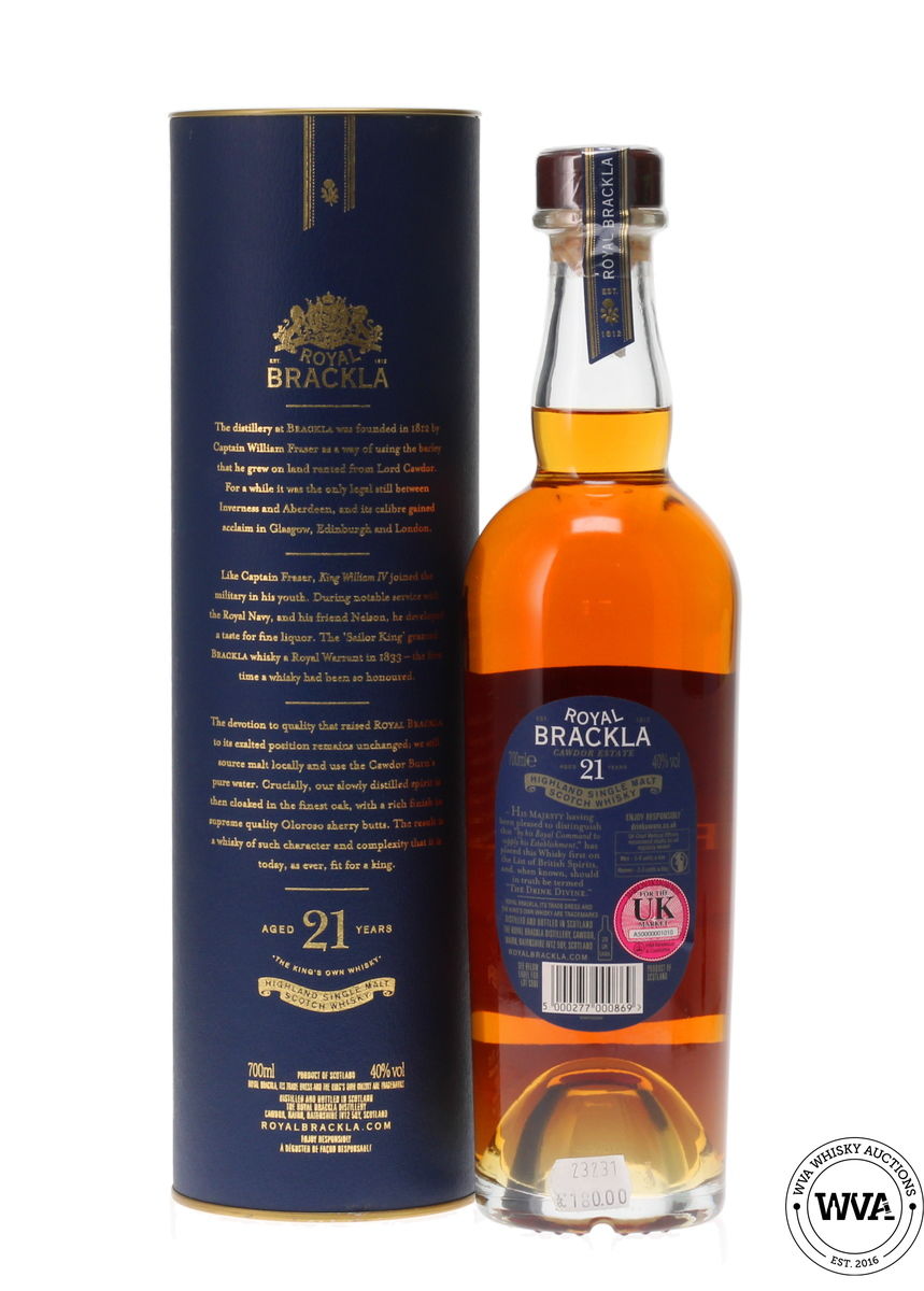 ROYAL BRACKLA 21 YEAR OLD