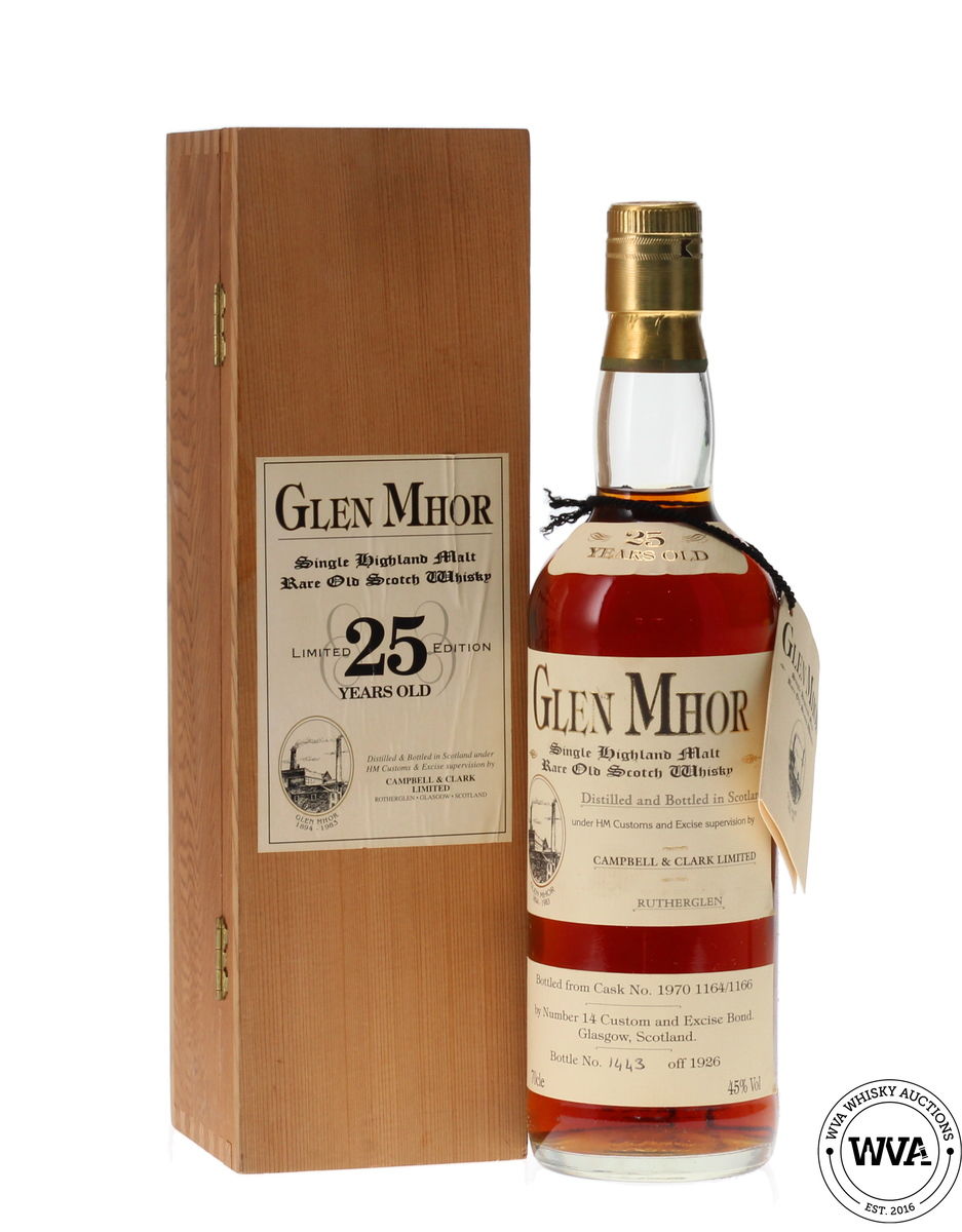 GLEN MHOR 25 YEAR OLD 1970 #1164/1166 - CAMPBELL & CLARK
