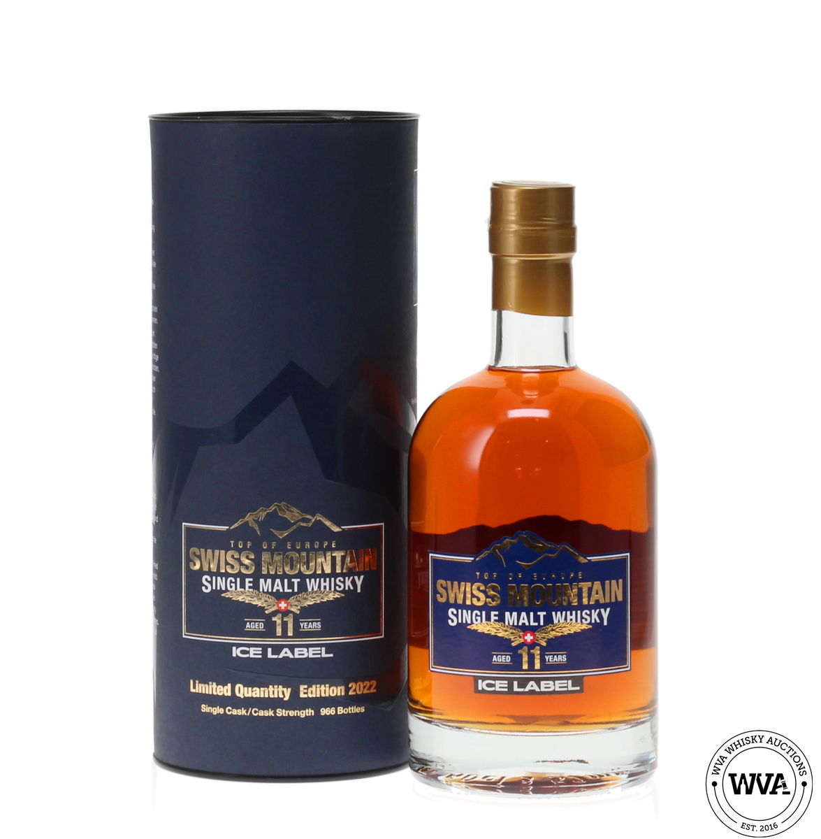 SWISS MOUNTAIN 11 YEAR OLD ICE LABEL 2022 EDITION
