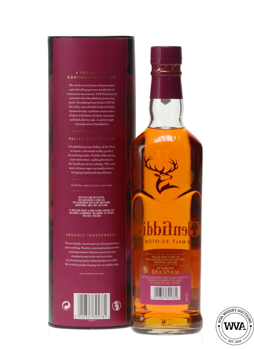 GLENFIDDICH 15 YEAR OLD - PERPETUAL COLLECTION - VAT 03 TRAVEL RETAIL EXCLUSIVE