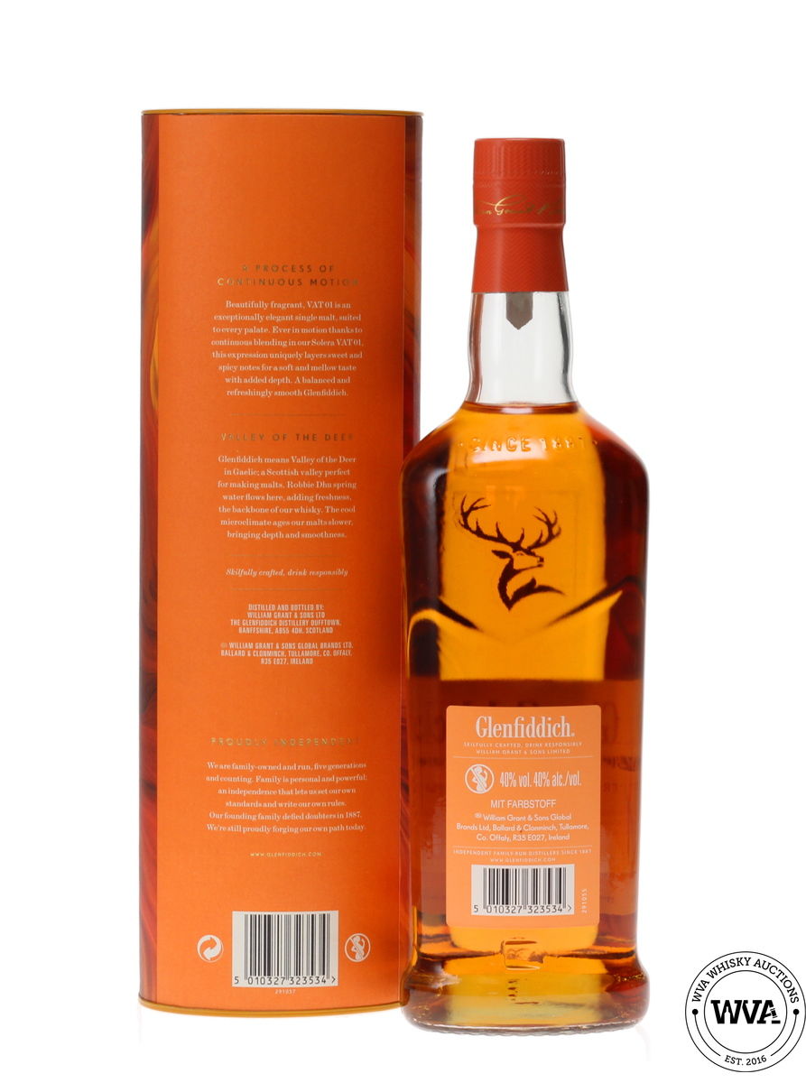 GLENFIDDICH - PERPETUAL COLLECTION - VAT 01 TRAVEL RETAIL EXCLUSIVE